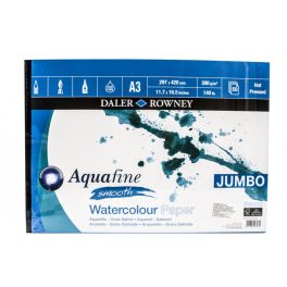 Daler Rowney Aquafine akv.tömb JUMBO sima A3 300g 50lap