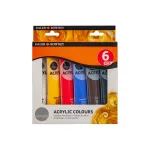 Daler Rowney Simply akrilfesték készlet 6*75ml