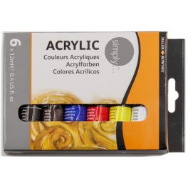 Daler-Rowney SIMPLY akril készlet 6*12ml