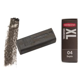 Derwent XL préselt széntömb, szépia 04 