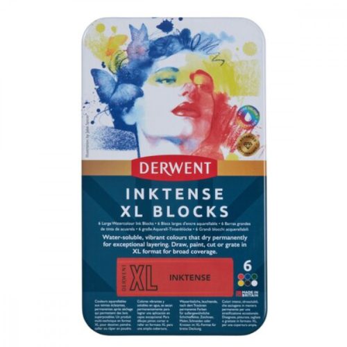 Derwent XL Inktense kréta készlet, 6 db-os