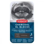 Derwent XL Szén kréta készlet, 6db-os
