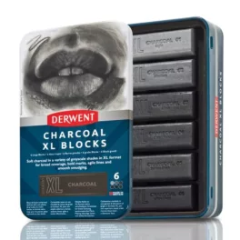 Derwent XL Szénkréta készlet, 6db-os