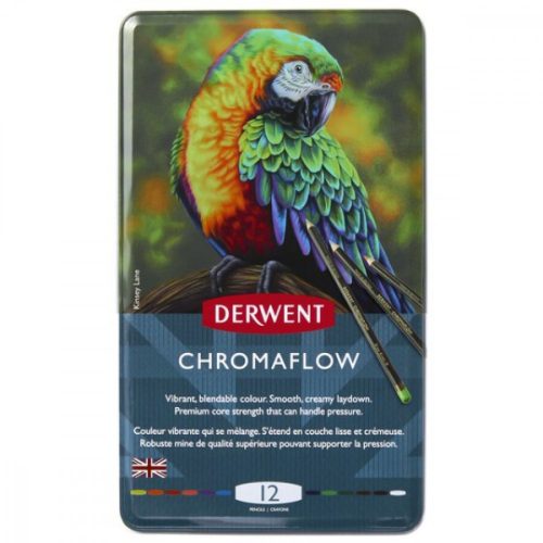 Derwent Chromaflow ceruza készlet - 12 szín