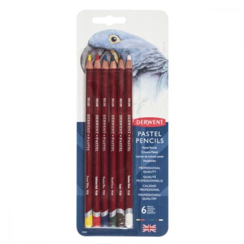 Derwent pasztell ceruza készlet 6 szín