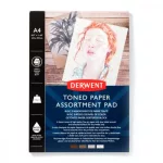 Derwent rajztömb A4, vegyes árnyalatok 120g