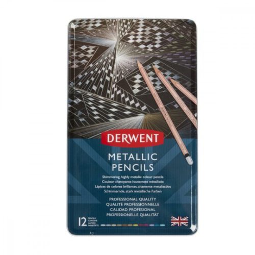 Derwent Metallic ceruza készlet - 12 szín