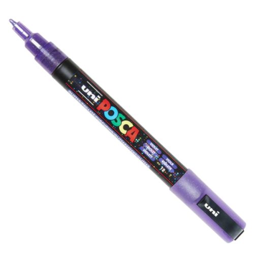 UNI POSCA PC-3ML csillámló lila (0,9-1,3mm) L12