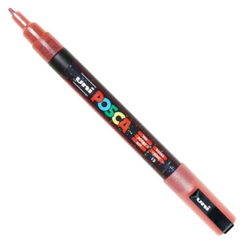 UNI POSCA PC-3ML csillámló piros (0,9-1,3mm) L15