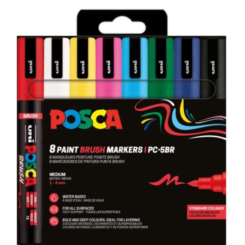 UNI POSCA PC-5BR 8db-os készlet 