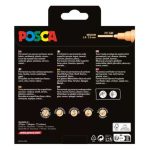 UNI POSCA 5M dekormarker készlet  8db - portré színek