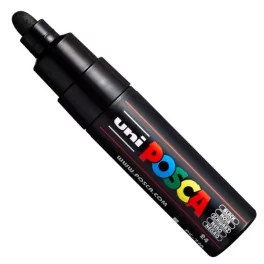 UNI POSCA PC-7M fekete (4,5-5,5mm) 24