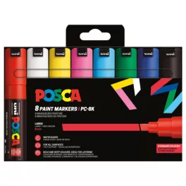 UNI POSCA PC-8K 8db-os készlet