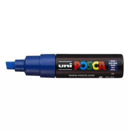 UNI POSCA PC-8K kék vágotthegyű