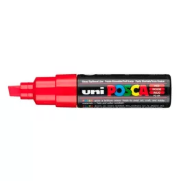 UNI POSCA PC-8K piros vágotthegyű