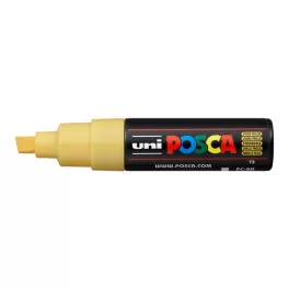 UNI POSCA PC-8K sárga vágotthegyű