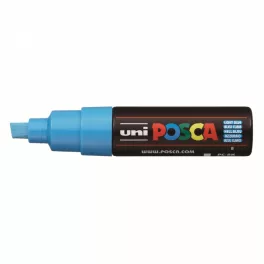 UNI POSCA PC-8K világoskék vágotthegyű