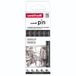 UNI PIN rajzmarker készlet Classic - 5db fekete