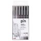 UNI PIN rajzmarker készlet - 6 db
