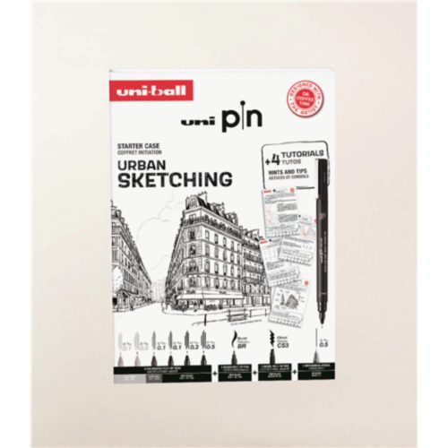 UNI PIN rajzmarker készlet Urban Sketching Collection Box 
