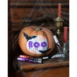 Folyékony kréta készlet Halloween 4db-os, UNI PWE-5M