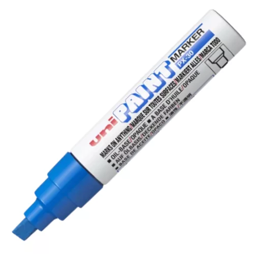 Uni PX-30 Lakkfilc kék - vágott hegy