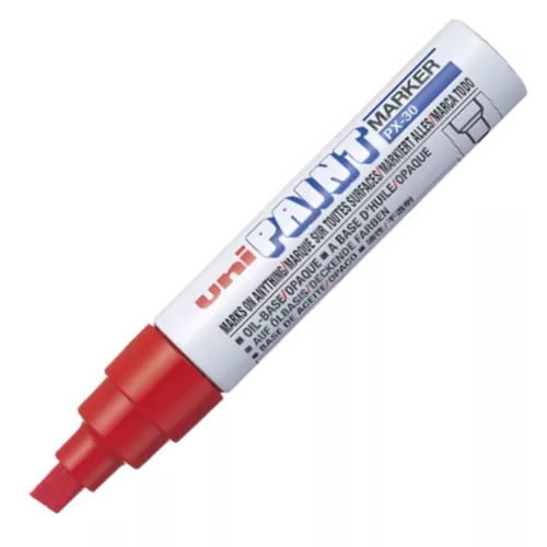 Uni PX-30 Lakkfilc piros - vágott hegy