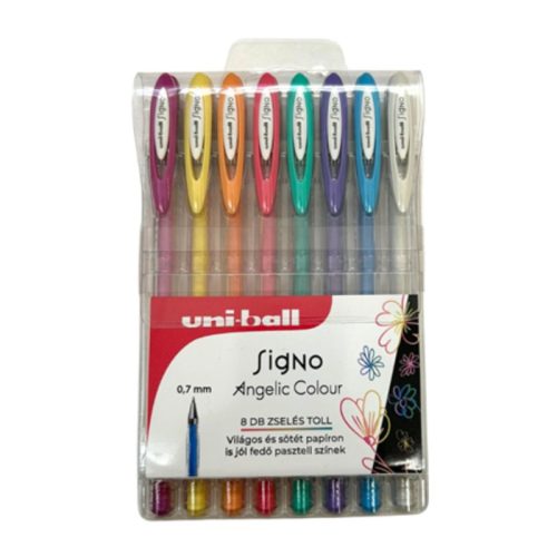 Uni Ball UM-120AC zselés toll készlet 0,7mm - 8db