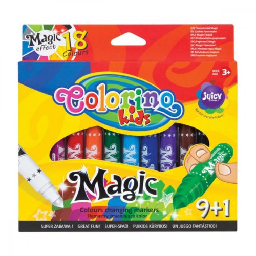 Colorino Kids MAGIC 9+1 színváltó filctoll készlet