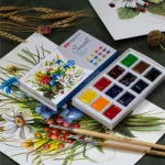 St. Petersburg 'Sonnet' Botanica-12 színű akvarell készlet