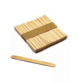 Fa spatula hosszú, 11,4*1cm, 50db/csg