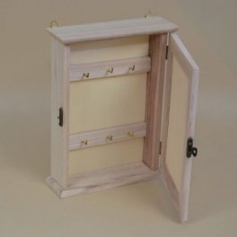 Fa kulcsos szekrény - kicsi 4,5*16*21cm