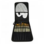 Ecsetkészlet 12 db + kiegészítők tokkal