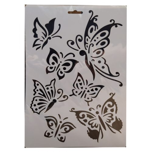 Stencil A4, pillangók