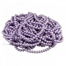 Teklagyöngy füzér  lila 8mm