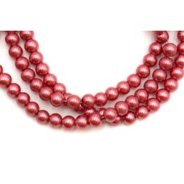 Teklagyöngy füzér erős rózsaszín 8mm