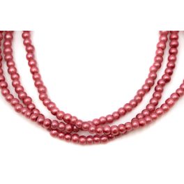 Teklagyöngy füzér erős rózsaszín 4mm