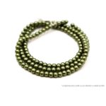 Teklagyöngy füzér pisztáciazöld 4mm