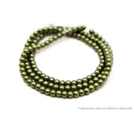 Teklagyöngy füzér pisztáciazöld 4mm