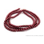 Teklagyöngy füzér bordó 6mm