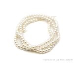 Teklagyöngy füzér ekrü 6mm