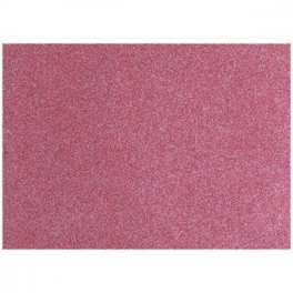 Dekorgumi csillámos, öntapadó A4 - rózsaszín