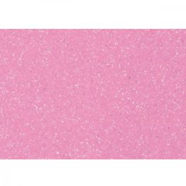Dekorgumi csillámos A4, rózsaszín