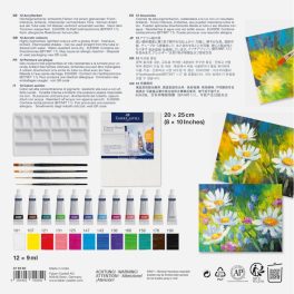 Faber-Castell akril festőkészlet - 18 darabos