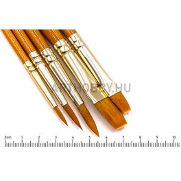   Daler Rowney Simply ecsetkészlet 5db-os szintetikus, rövid nyéllel