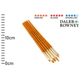   Daler Rowney Simply ecsetkészlet 6db-os szintetikus, rövid nyéllel #2