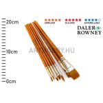 Daler Rowney Simply ecsetkészlet 7db-os szintetikus, rövid nyéllel