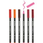 Porcelán filctoll készlet EDDING - 6 szín melegszínek 1-4mm