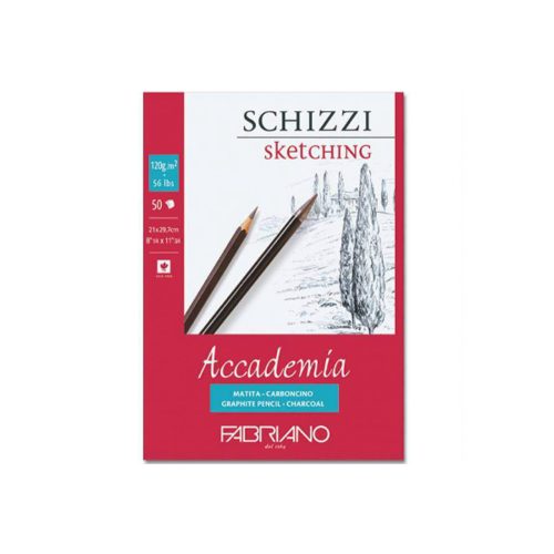 Fabriano Accademia Schizzi / Sketching tömb 120g-50lap, 21x29,7cm (ragasztott) 41122129