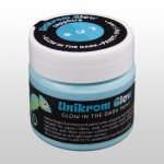 UnikromGlow foszforeszkáló, sötétben világító festék 30g, azúrkék